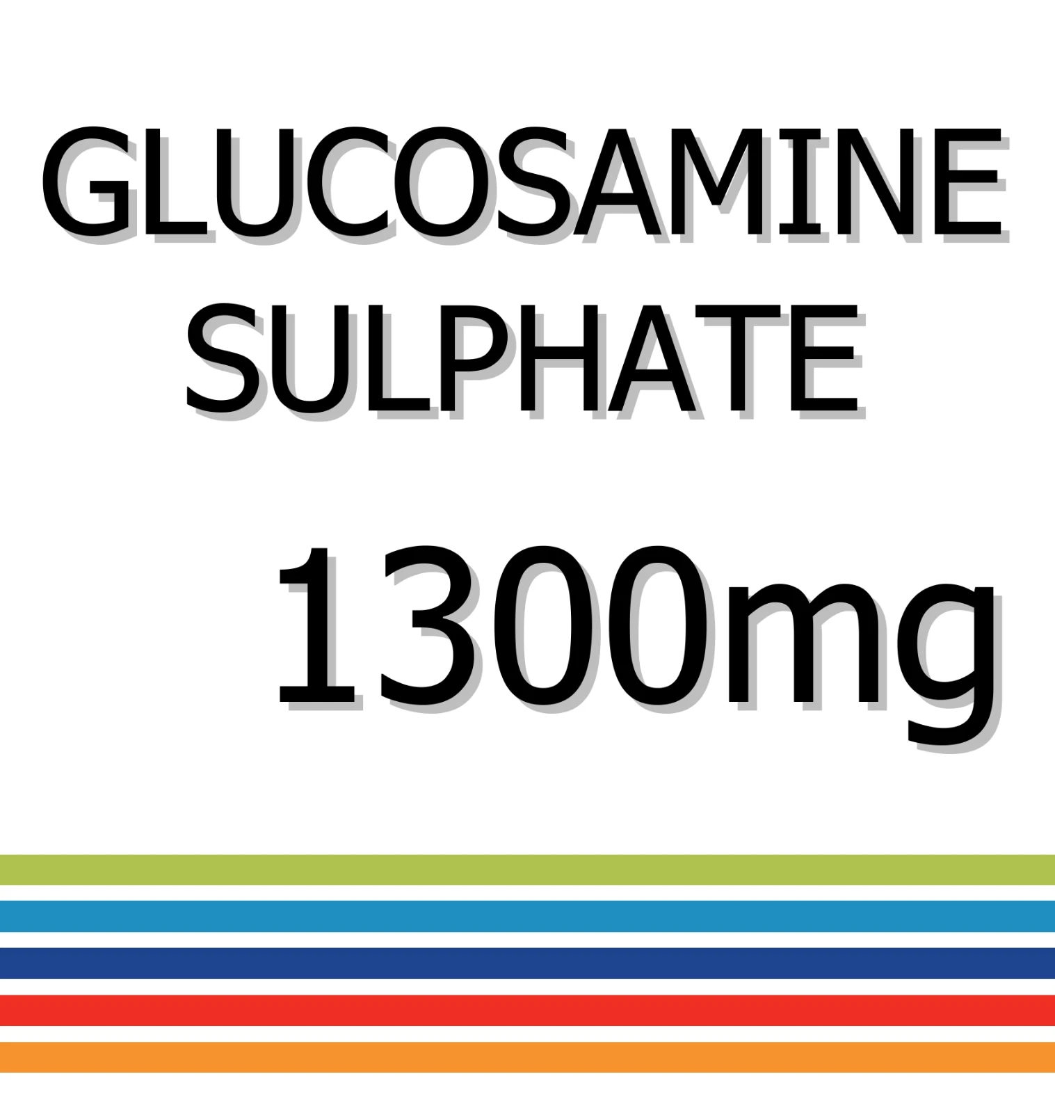 GLUCOSAMINE SULPHATE 1300mg x 60 Tablets - Pain Reduction