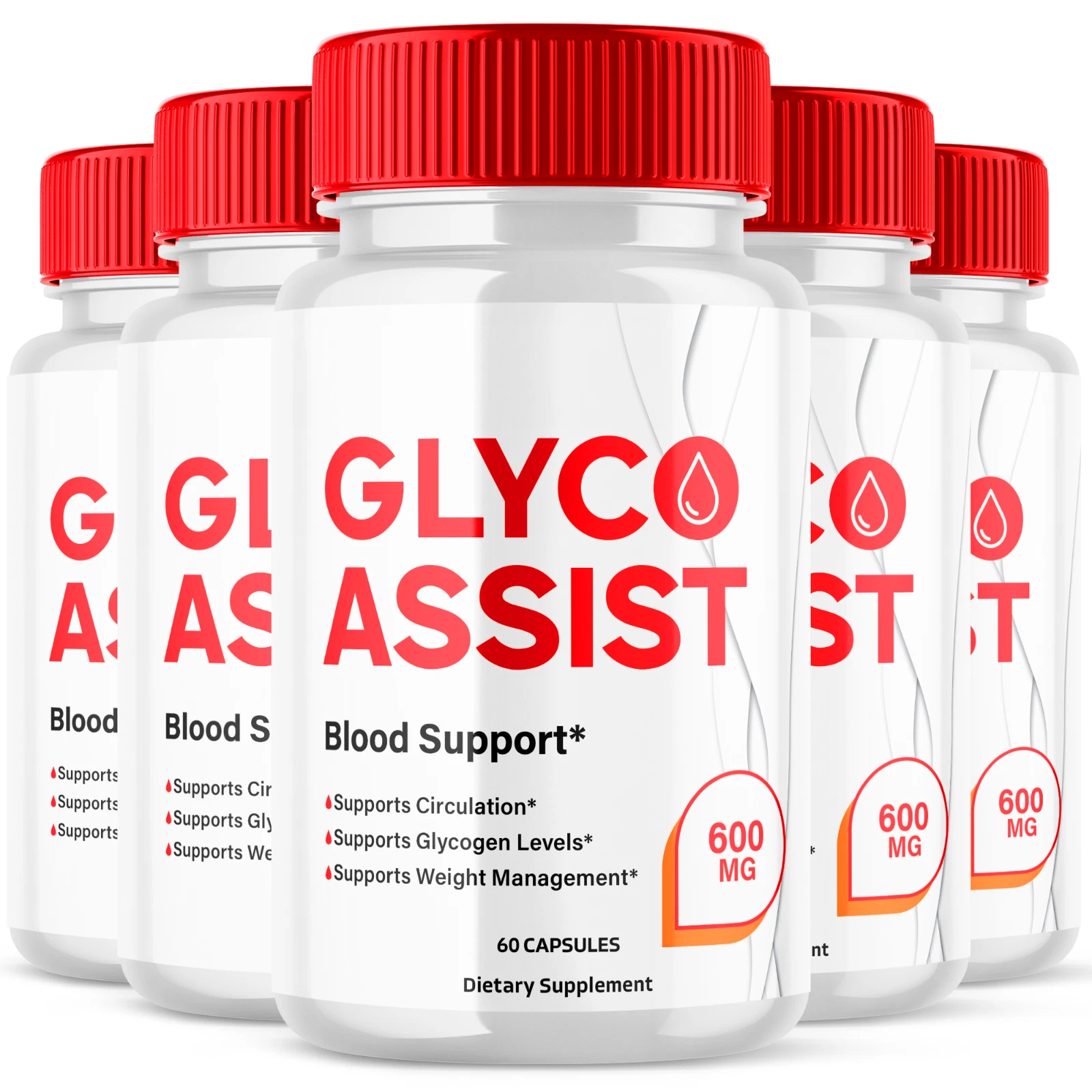 Glyco Assist Support Pills Advanced Glycogen Max Support Supplement 300 Capsules