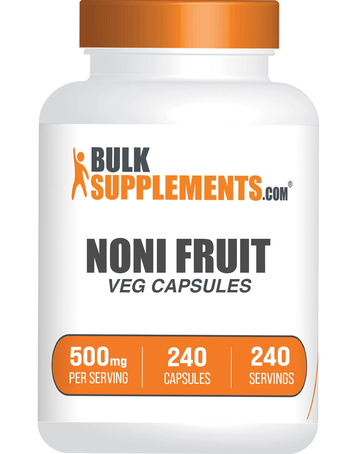 Noni Fruit 240 Capsules - Superfood Supplement - 500mg Per Serving