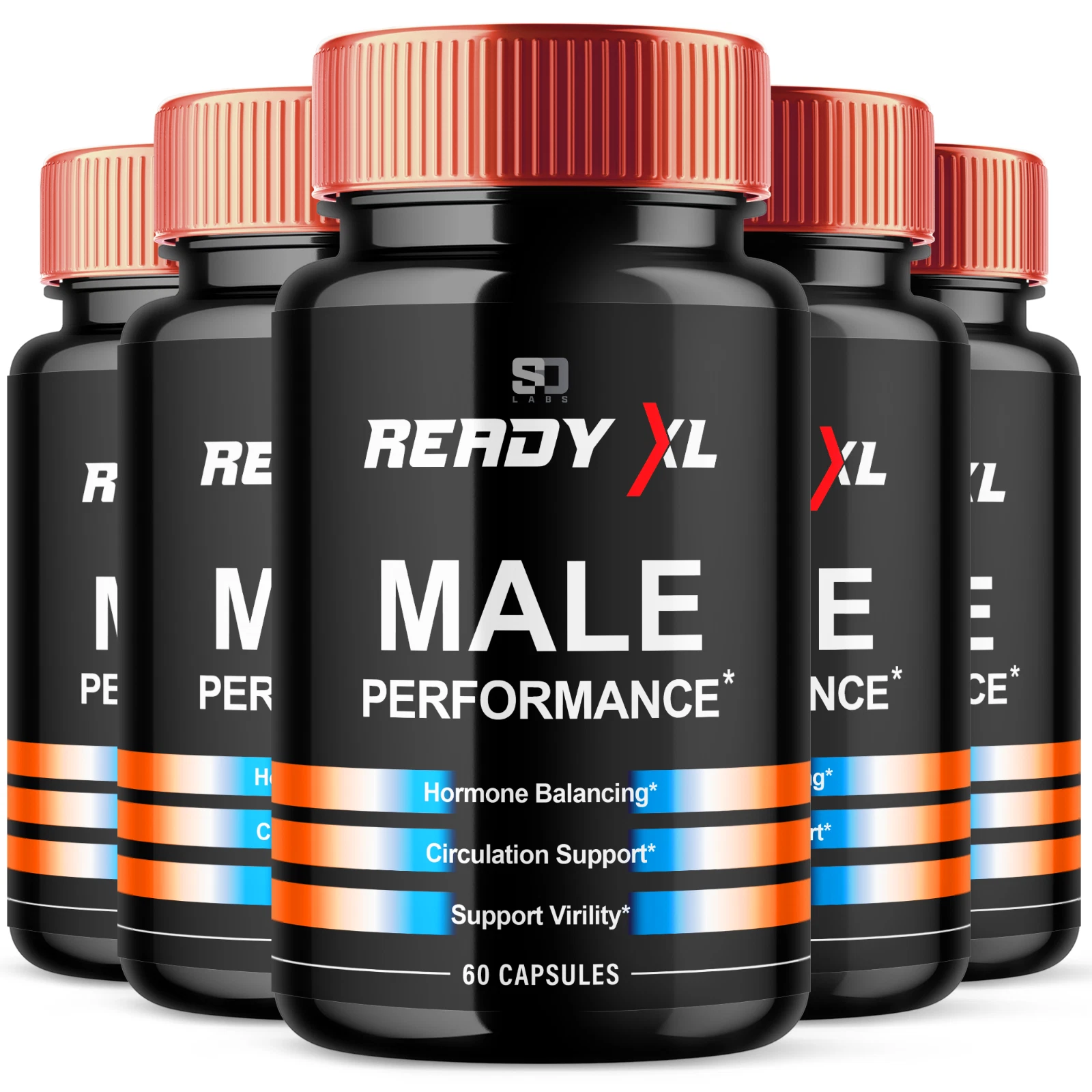 Ready XL Pills Supports Male Performance, Energy and Vitality (5 Pack)