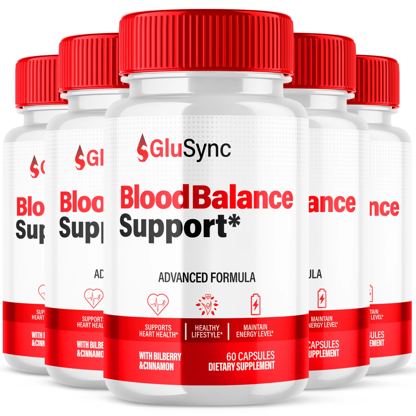 GluSync Blood Balance Glycogen Support Advanced Glyco Optimizer, 300 Capsules
