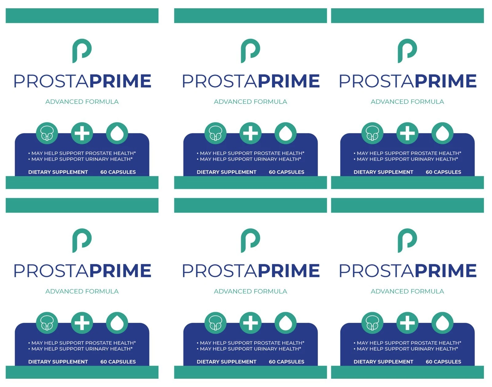ProstaPrime Supplement (6 Pack) - Men's Prostate Health & Wellness - Save More!