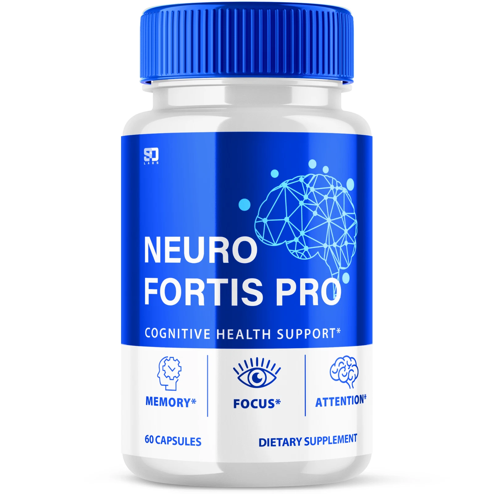 (1 Pack) Neuro Fortis Pro, Brain Health & Cognitive Support Supplement 60 Pills