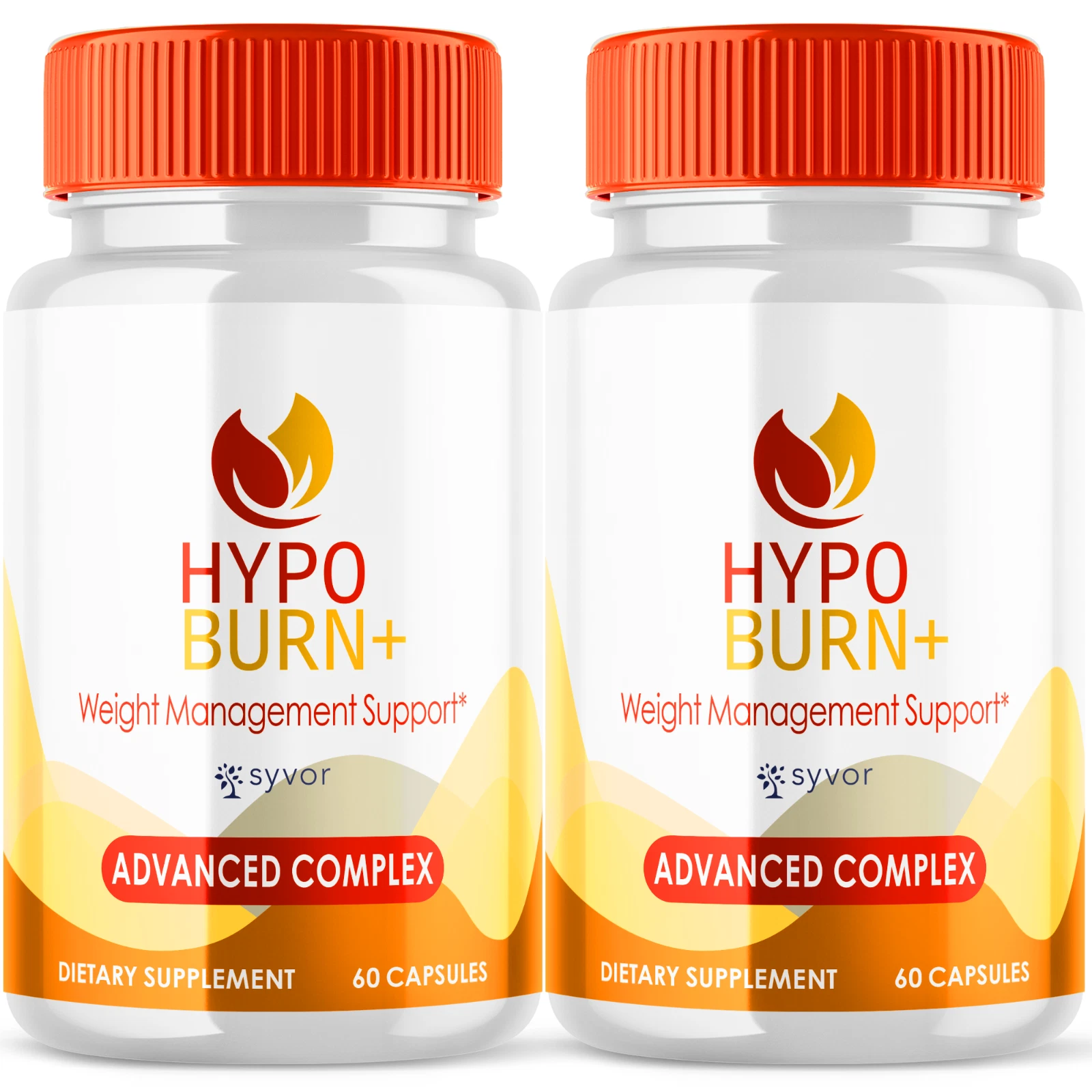 Hypo Burn + Advanced Vitamin Formula Fitness Support Daily Wellness 120 Capsules