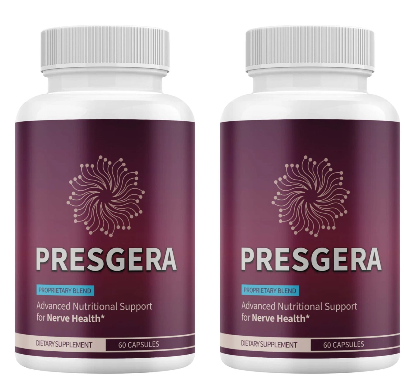 Presgera Advanced Nerve Support Formula Maximum Strength Vitamin ( 2 Pack )