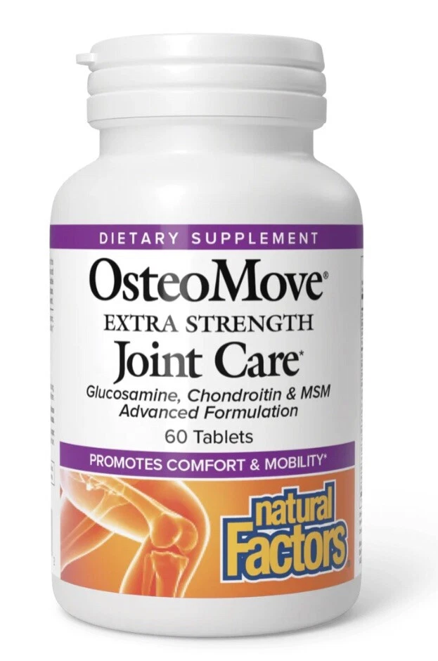 Natural Factors OsteoMove ExtraStrength Joint Care 60 Tablets