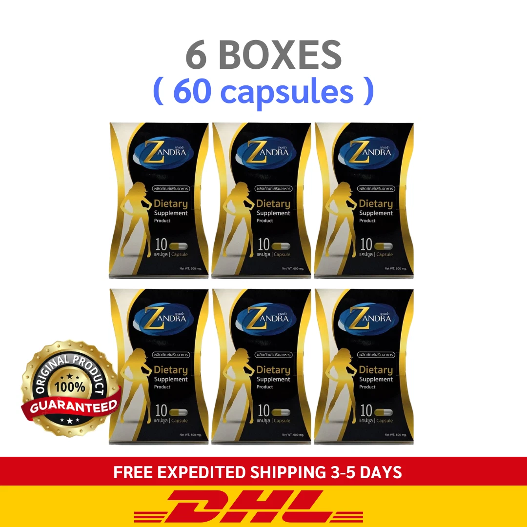 6x ZANDRA Dietary Supplement Slimming Weight Management Block Burn Fat Diet