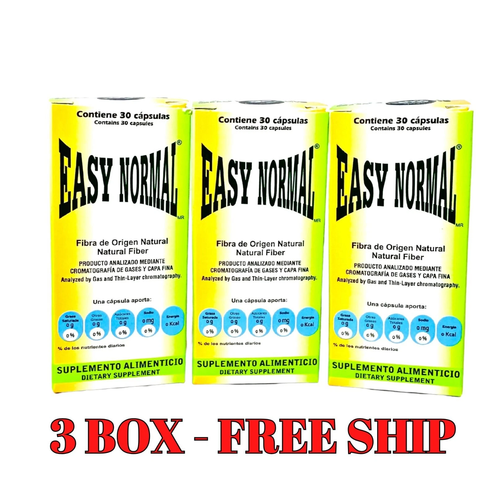3 PACK EASY NORMAL de Easy Forte Labs 100% AUTHENTIC 3 MONTH Supply - 90 Dias