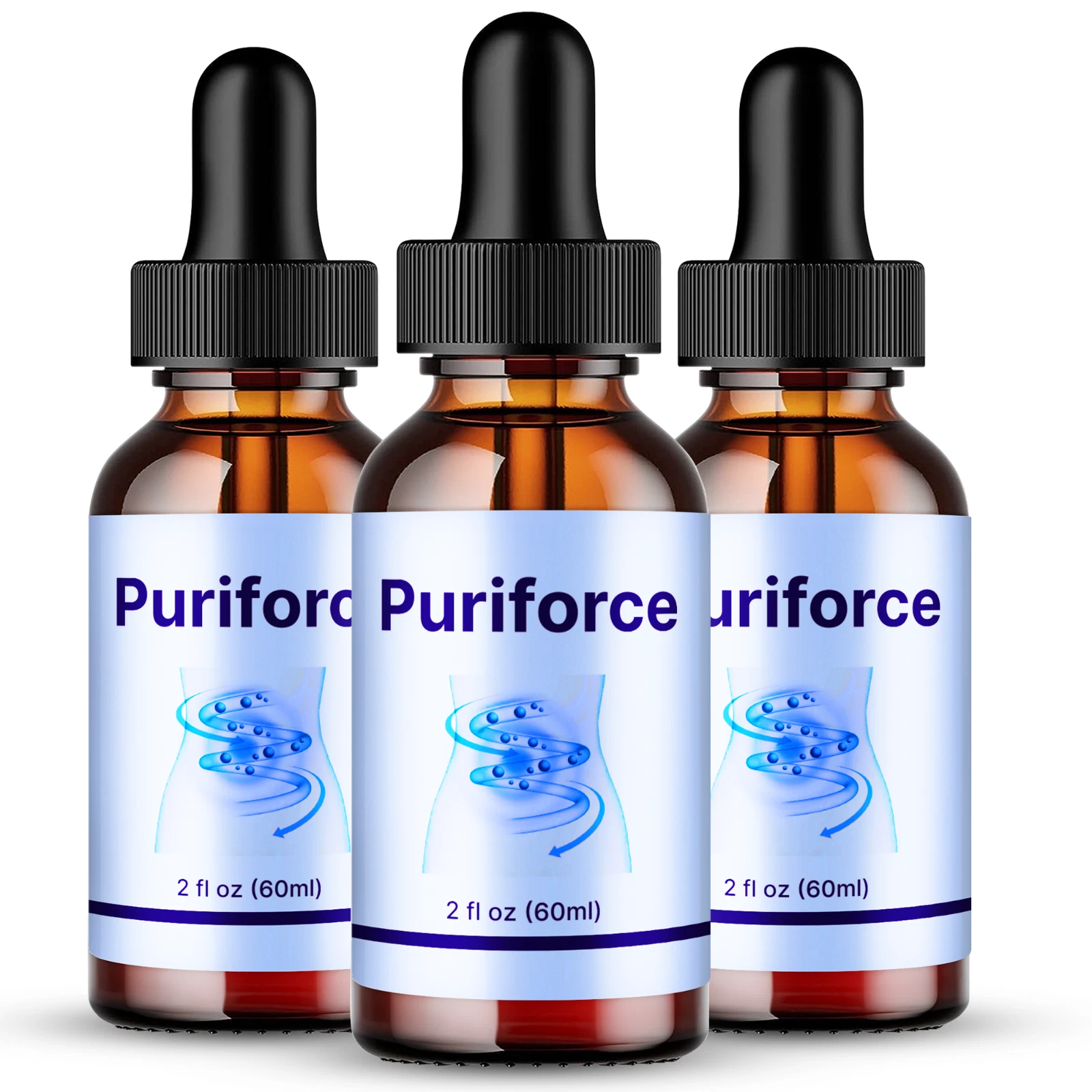 (3 Pack) Puriforce Keto Drops, Advanced Weight Loss Management Support Drops