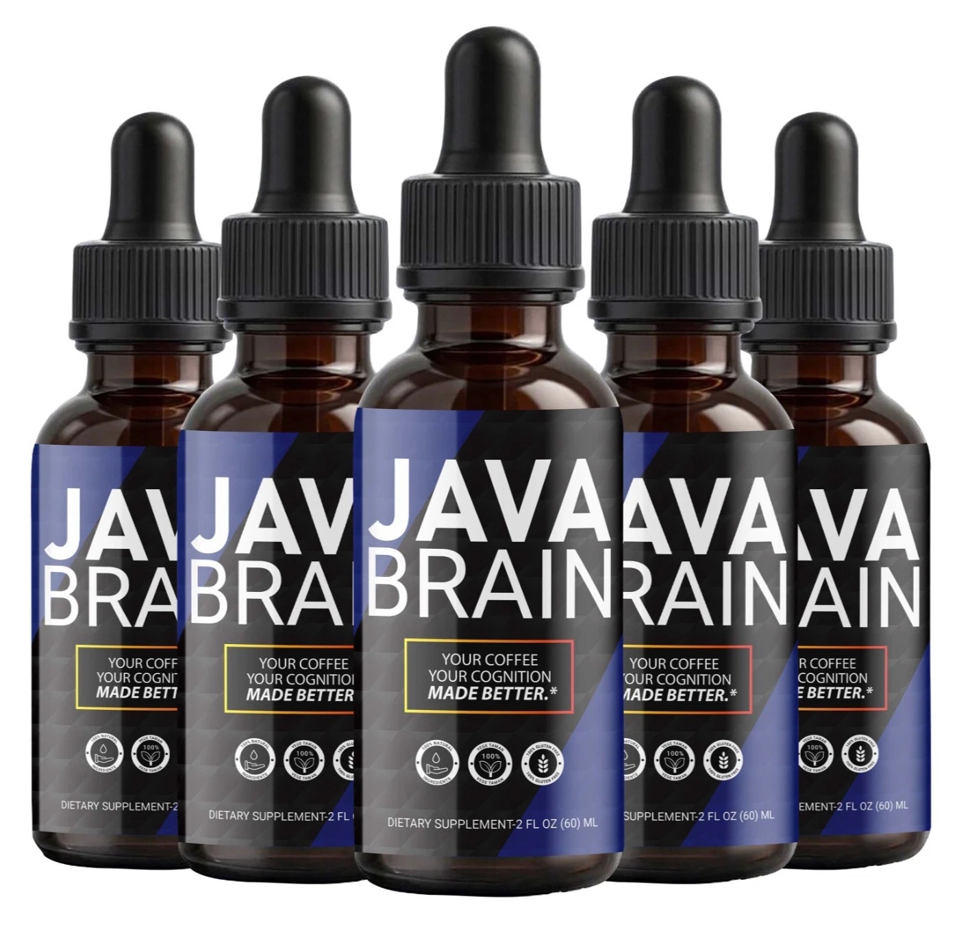 Java Brain Drops Advanced Brain Health & Cognitive Support Supplement (5 Pack)