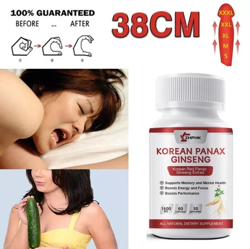 Korean Red Panax Ginseng Caps Extra Strength Highest Potency NON-GMO No Fillers