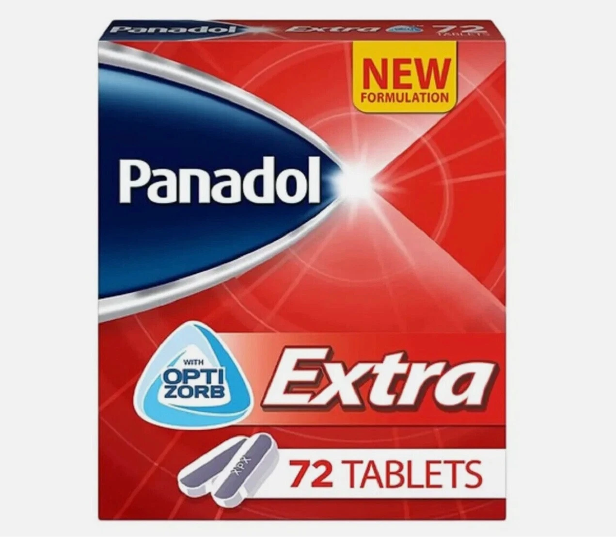 Panadol Extra with Optizorb Formulation - 72 Tablets
