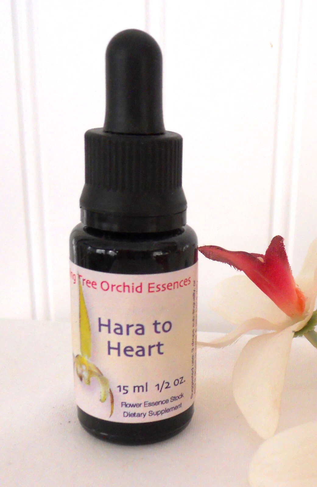 Living Tree Orchid Essences HARA TO HEART 15 ml 1/2 oz Acts on Chakras