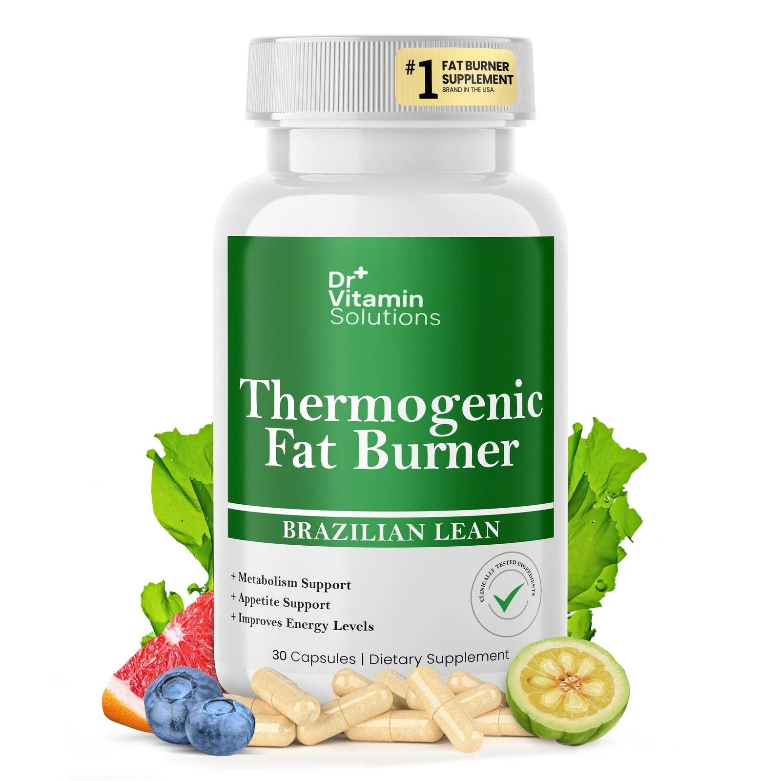 Thermogenic Fat Burner for Women and Men - Appetite Suppressant for Weight Lo...