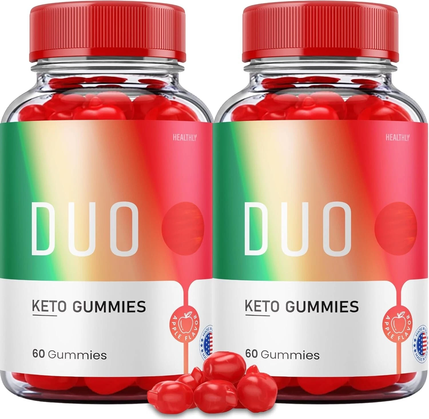 Advanced Strength Digestive Health Support Supplement Duo Keto ACV (Gummies 120)