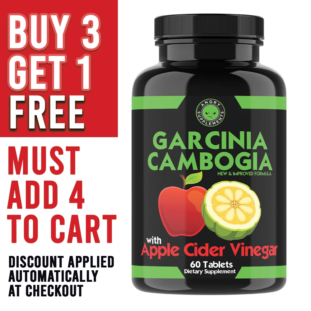 Weight Loss Garcinia Cambodia w/ Apple Cider Vinegar & CLA, ACV Fat Burner Pills