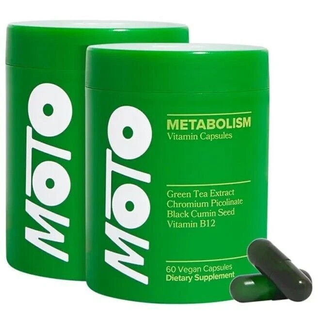 2 pcs MOTO - Metabolism Boosting Capsule Energy Curb Cravings Healthy Metabolism