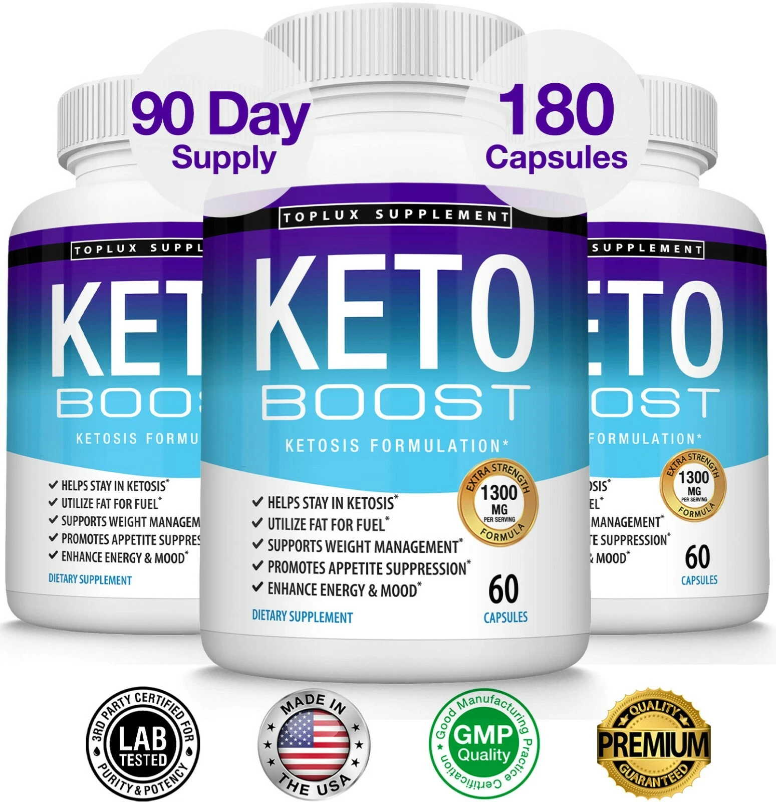 Keto Diet Pills BOOST CUTS- Burner Supplement for Women & Men