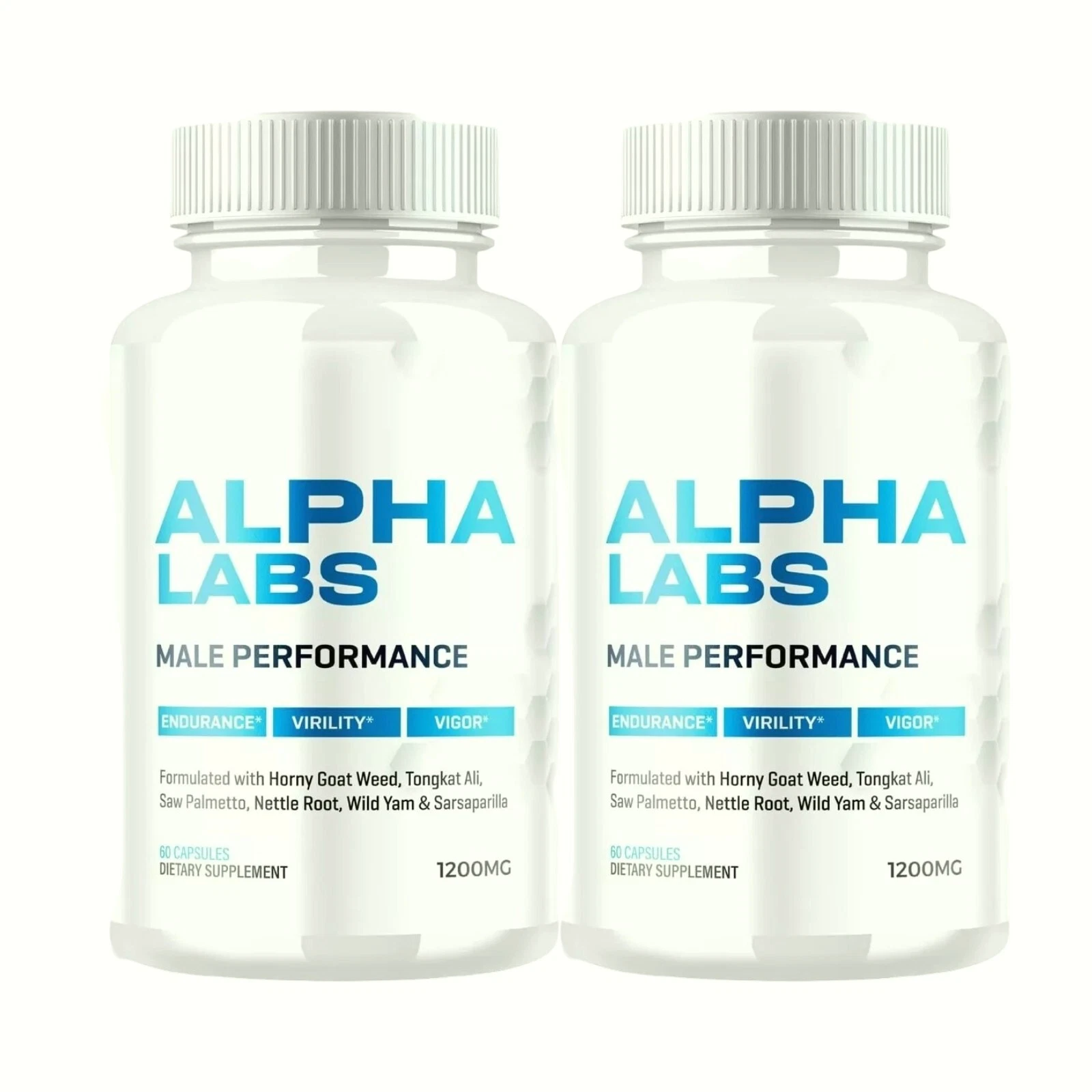 2-Pack Alpha Labs Max Performance Supplement AlphaLabs Pills - 120 Capsules