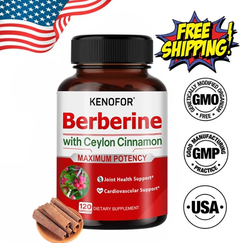 Premium Berberine Hydrochloride Extract –Healthy Cholesterol and Low Blood Sugar