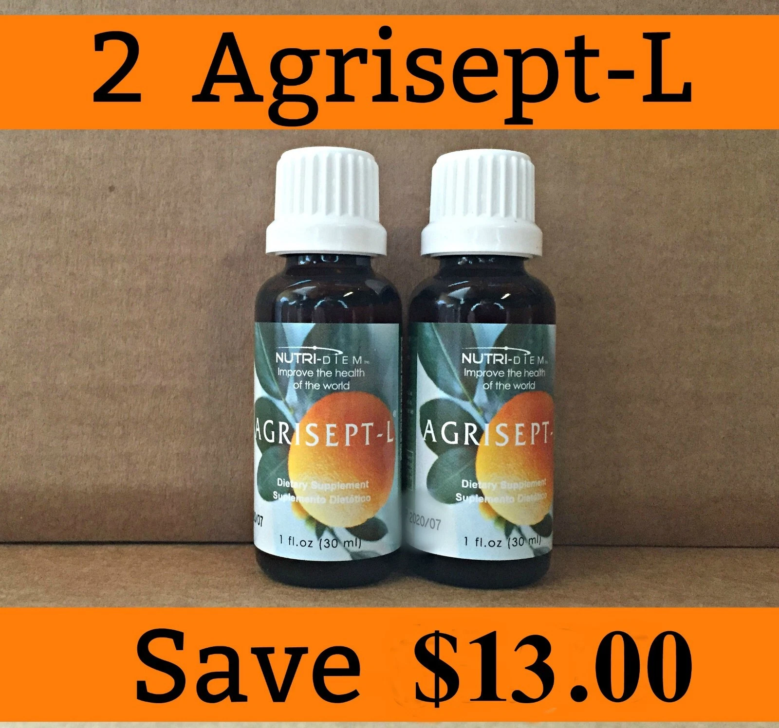 2 Agrisept-L / Agrumax / Save $13 / Exp.04/28 / Same Maker as Calorad