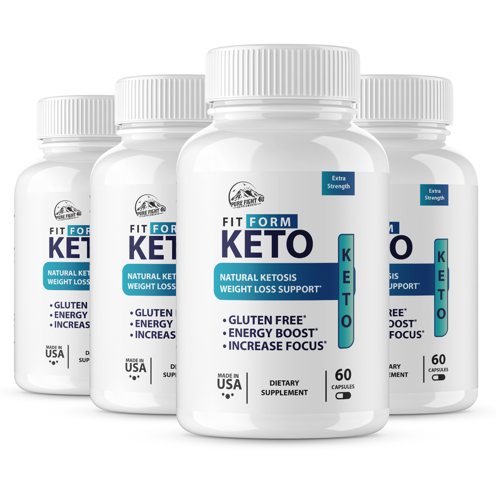 Fit Form Keto Weight Loss Support 4 Bottles 240 Capsules