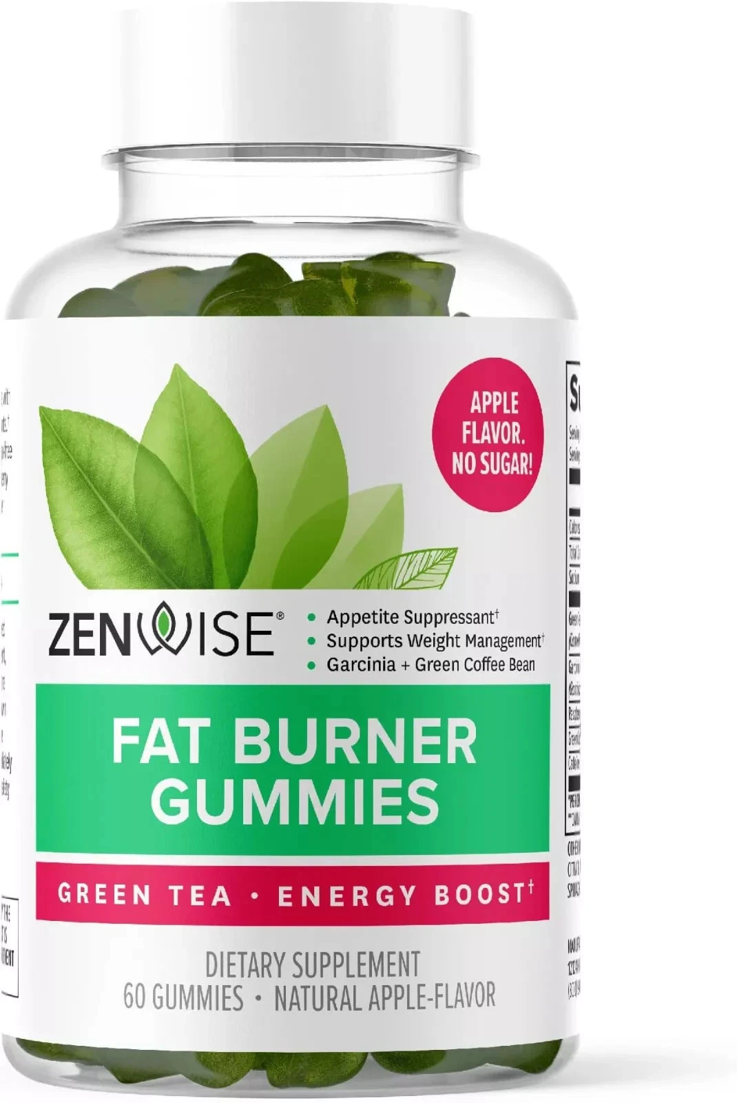 Zenwise Health Fat Burner Gummies - Appetite Suppressant for Weight Loss with...