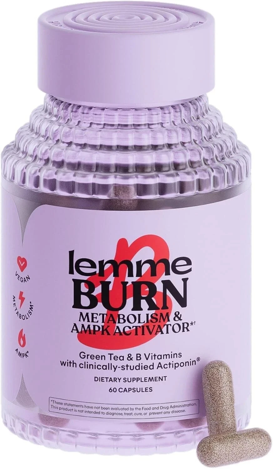 Lemme Burn Metabolism Belly Fat Burning AMPK Activating Supplement for Menatural