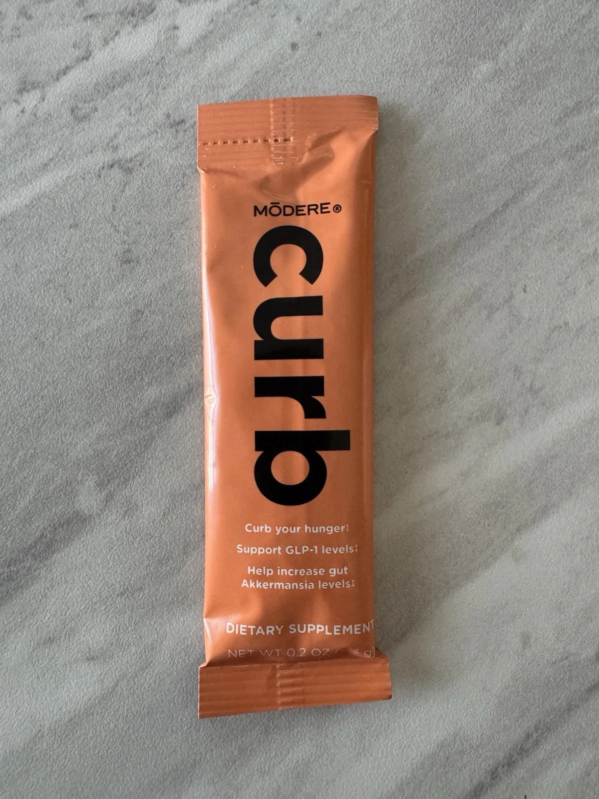 Modere CURB Natural GLP-1 Support 28 Count Peach Mango Flavor