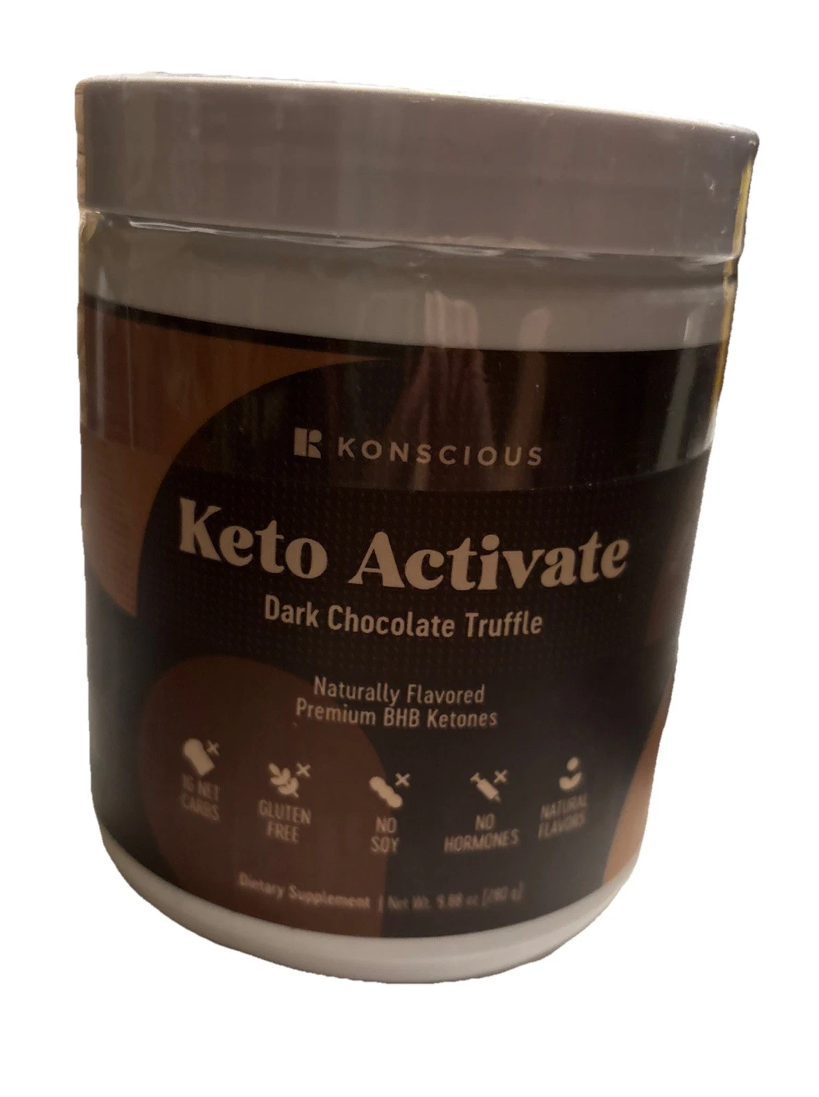 Konscious Keto Activate Dark Chocolate Truffle BHB Ketones Sealed 09/26