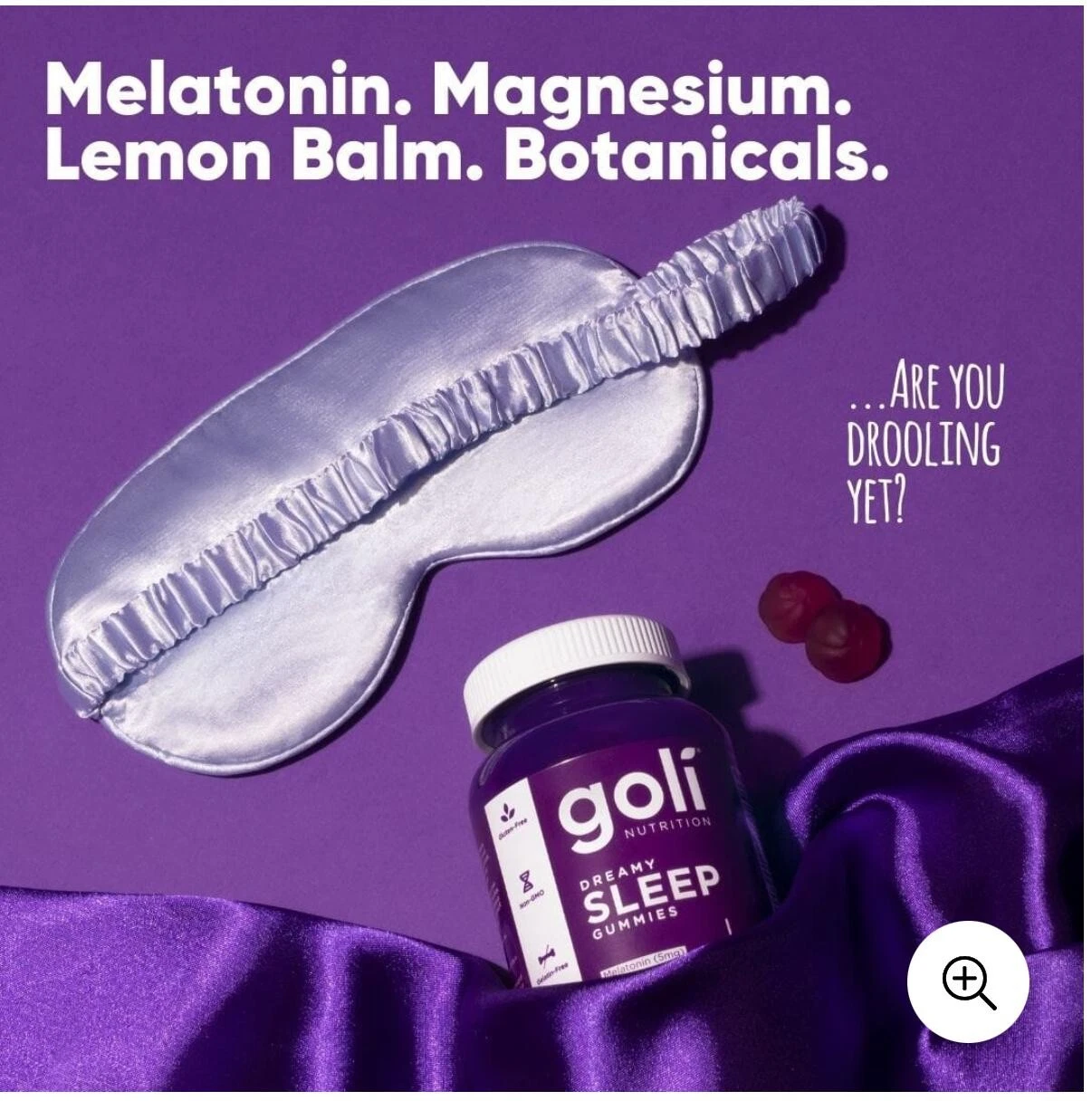 Goli Nutrition Dreamy Sleep Gummies, Lemon Balm and Botanicals, 60 Count