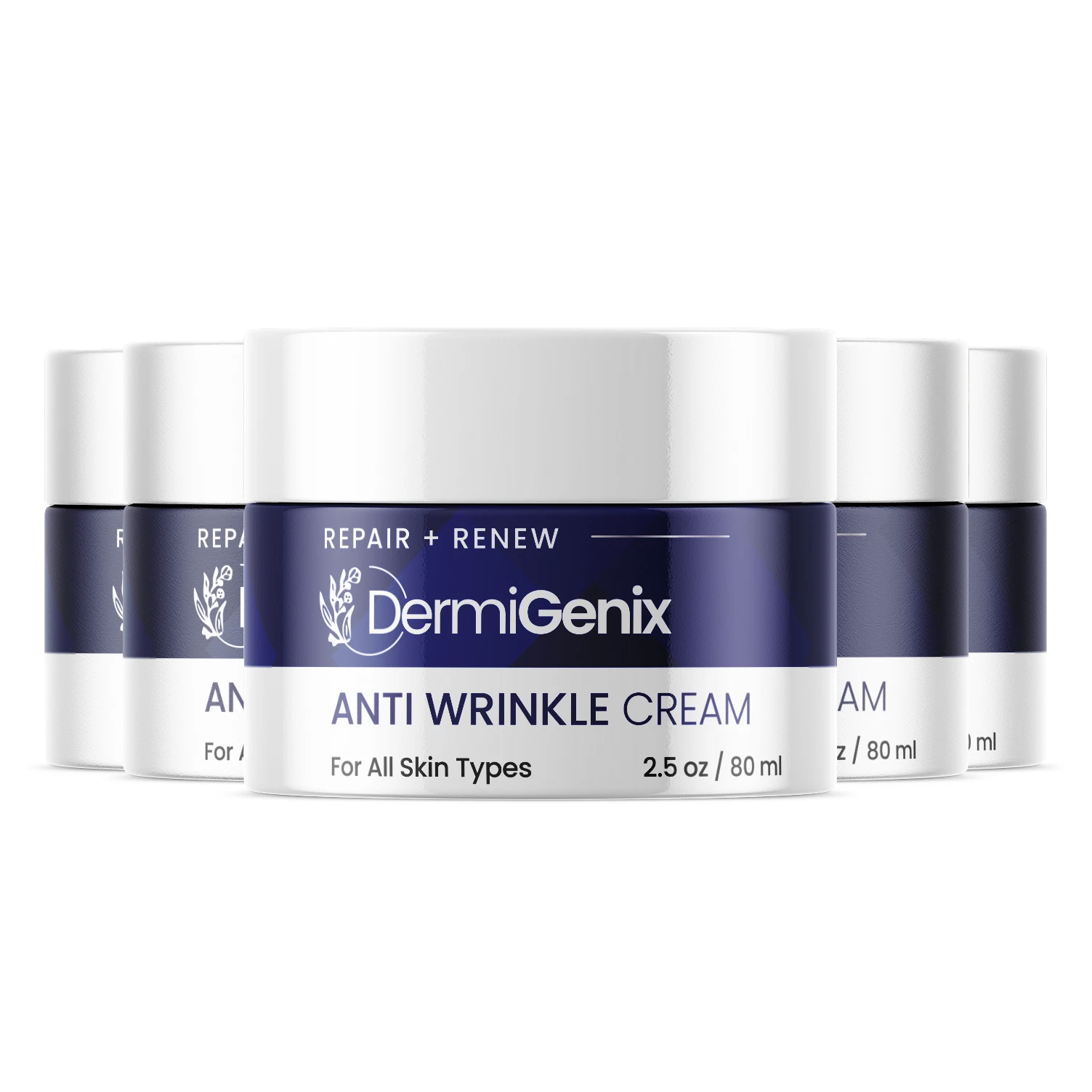 Dermigenix Anti-Wrinkle Cream Advanced Skin Moisturizer for Repair & Renew 2.5oz
