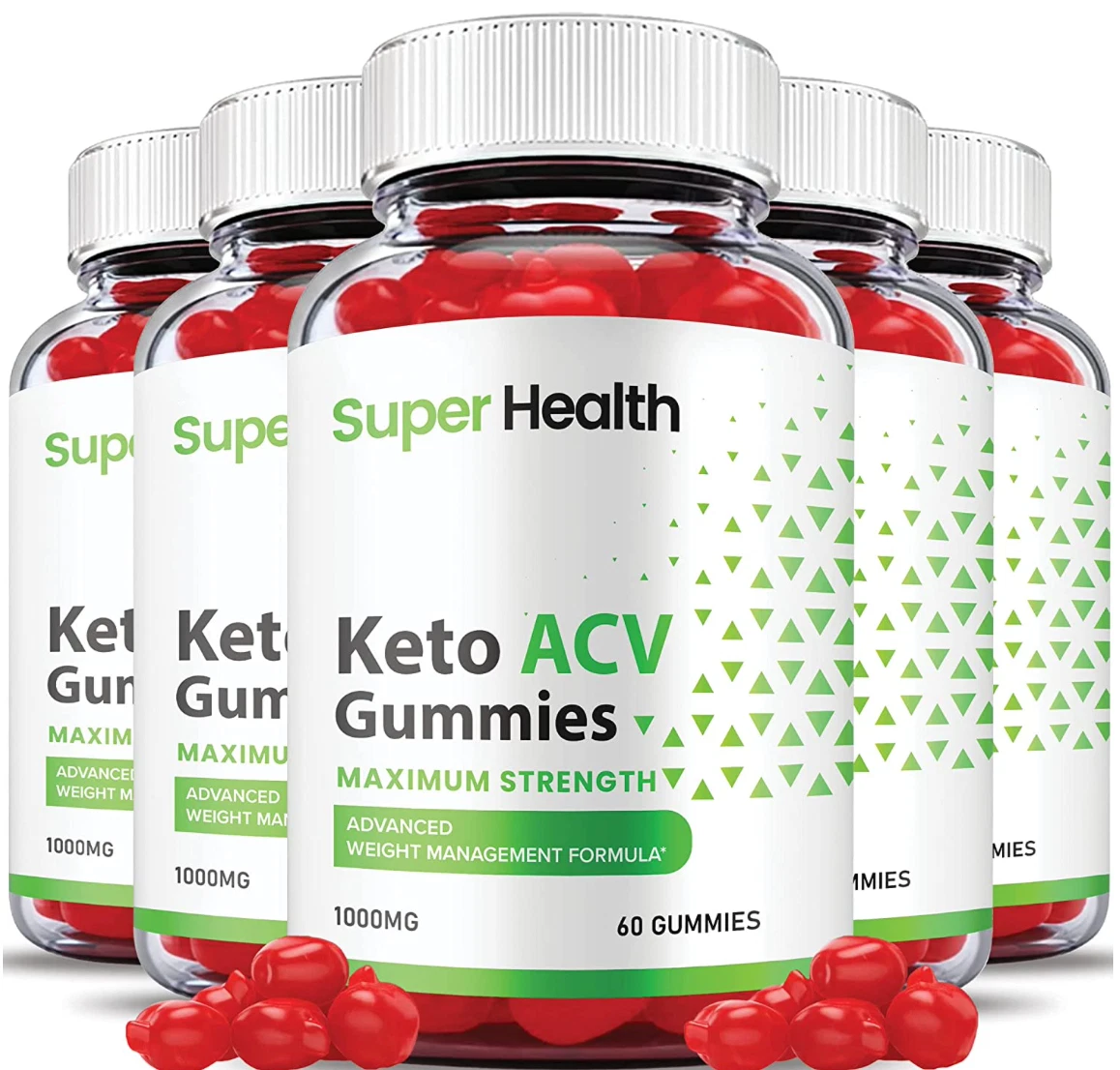 (5 Pack) Super health Keto Gummies - ACV Keto Gummies Advanced Weight Loss