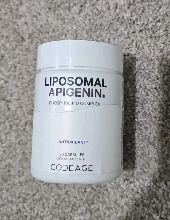 Liposomal Apigenin, Phospholipid Complex, 50 mg , 90 Capsules - Exp 2/27