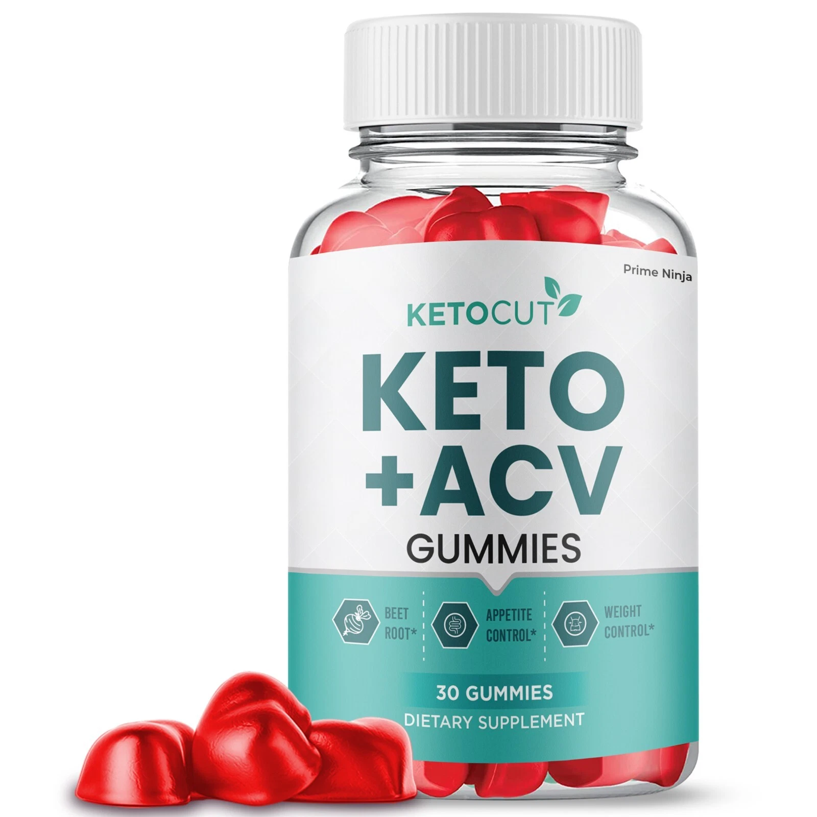 KetoCut Keto ACV Gummies, Keto Cut ACV Max Strength Formula (1 Pack)