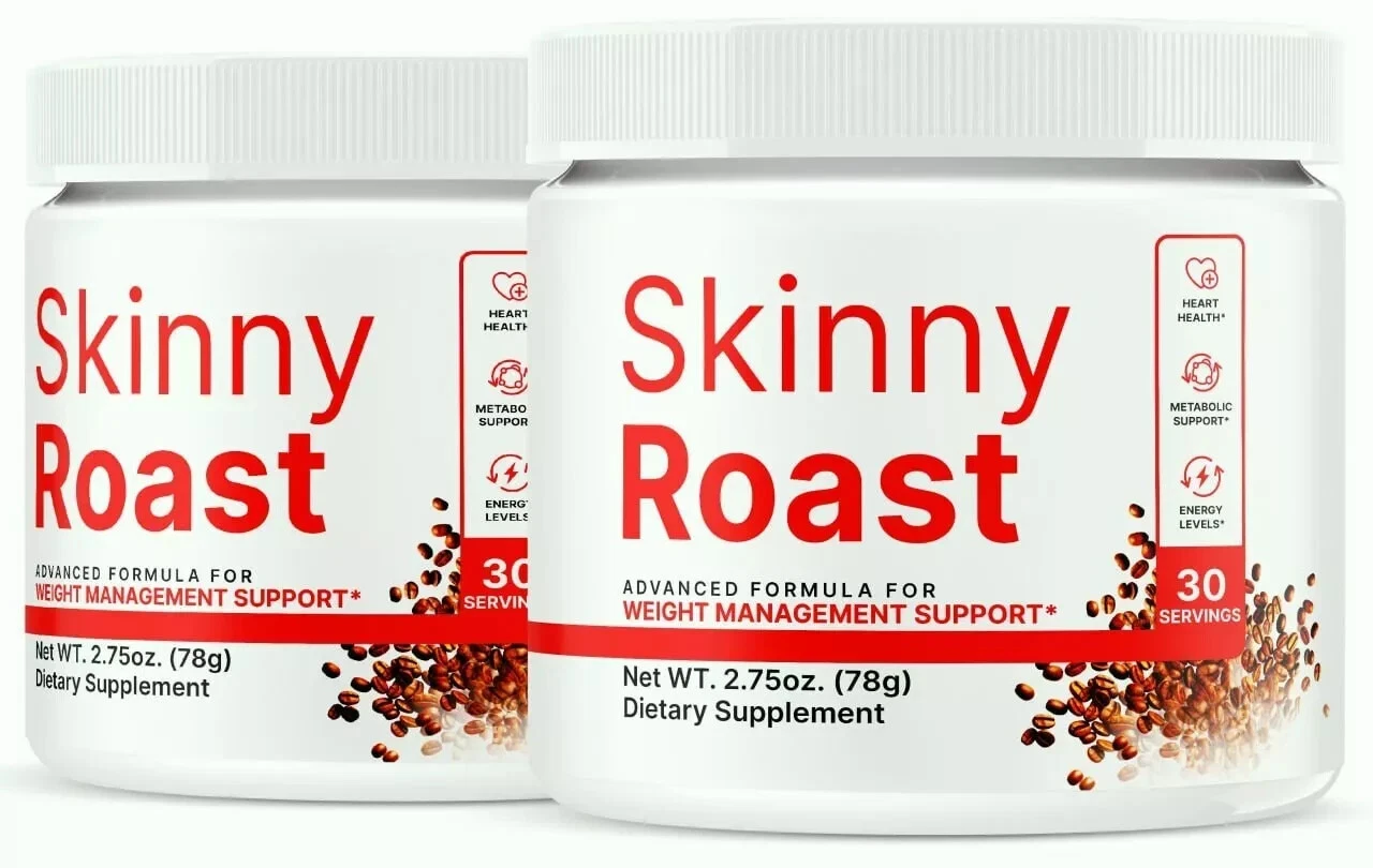 2 pack Skinny Roast Powder, Advanced Energy Supplement-Super Greens blend 5.6 oz