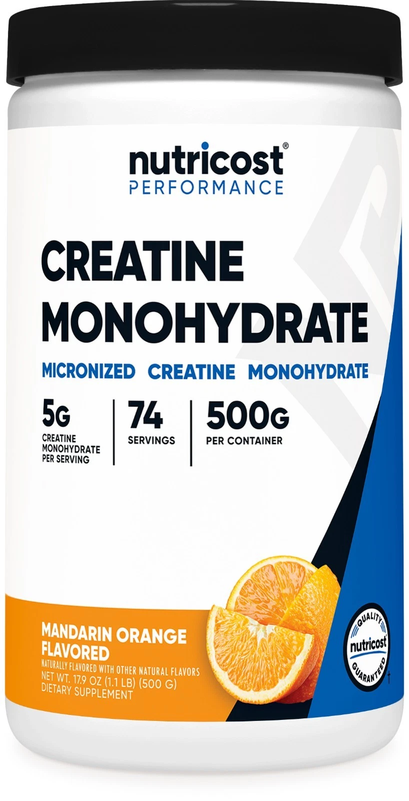 Nutricost Creatine Monohydrate Powder (500G) (Mandarin Orange)