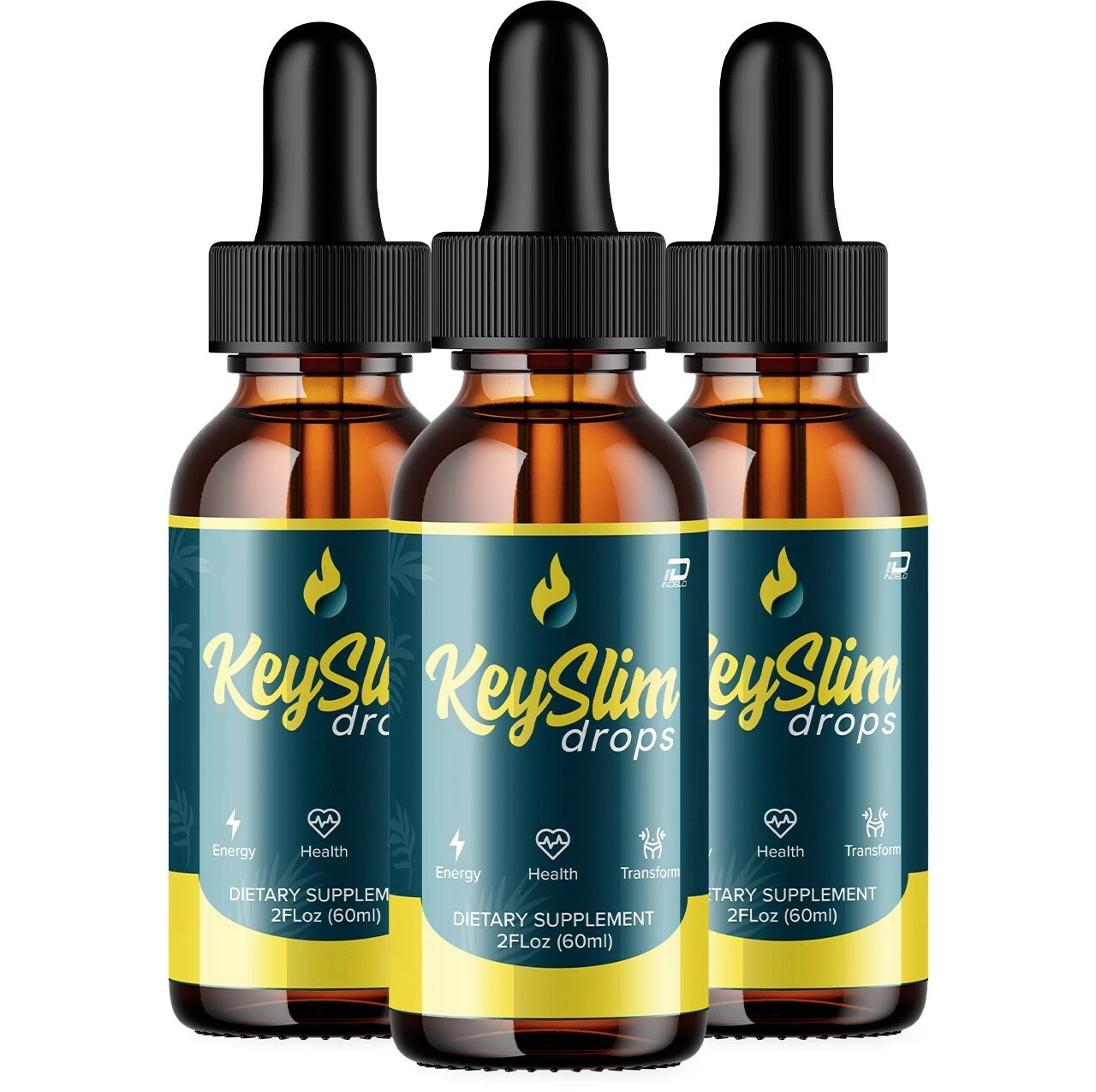 (3 Pack) KeySlim Metabolism Drops Liquid Supplement-Key Slim Weight Management