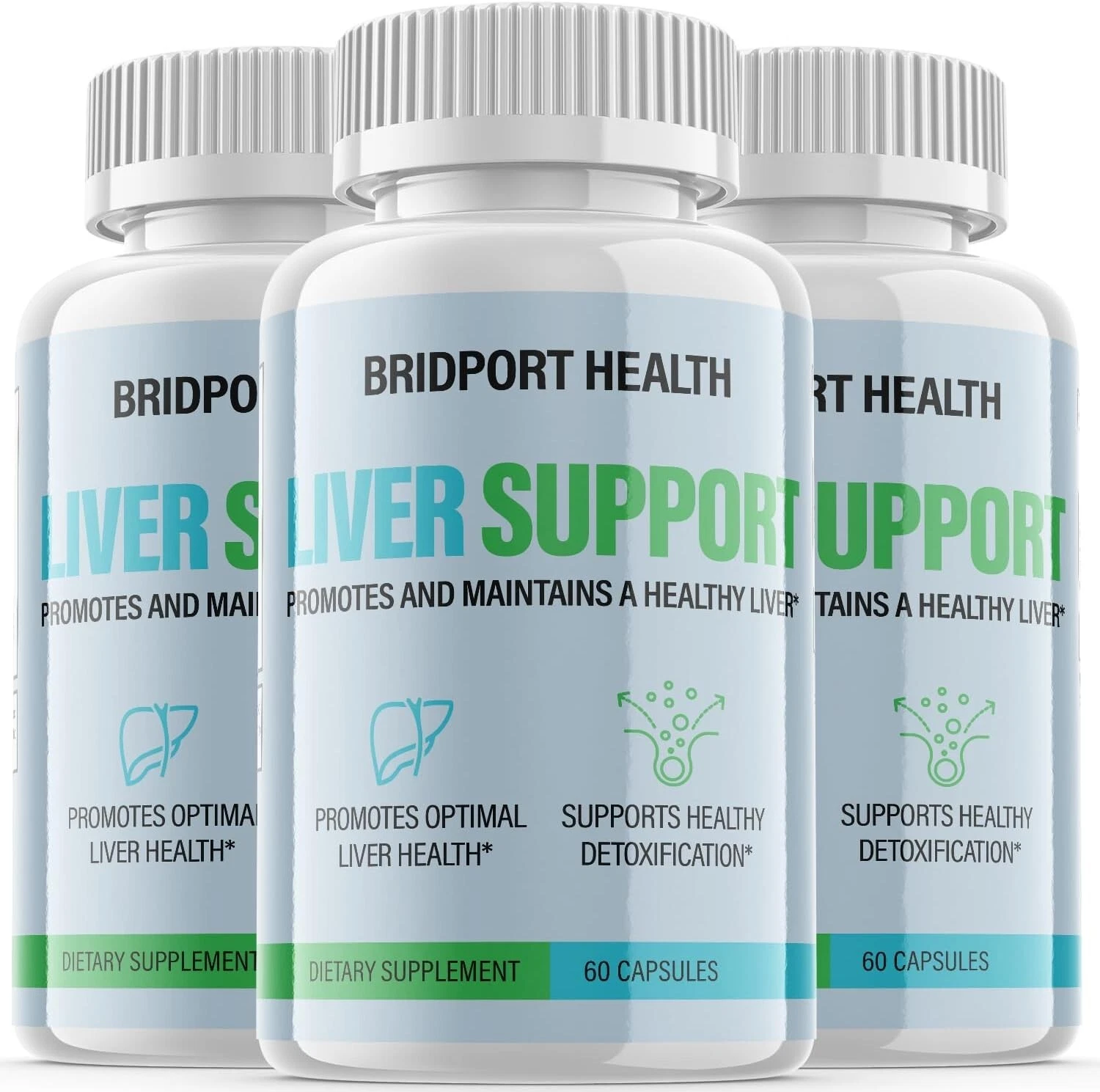 3 - Bridport Health Liver Pills, Support Optimal Liver Health & Detox -180 Pills