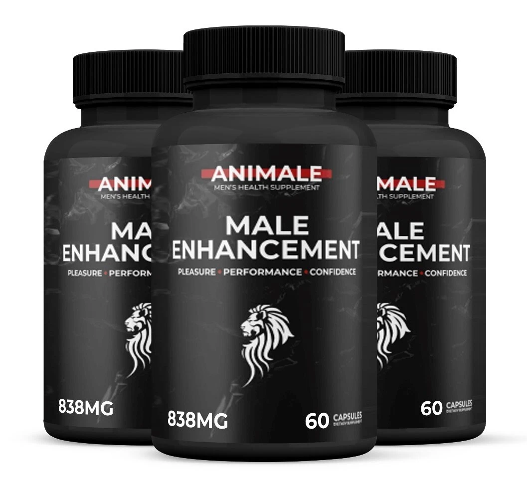 Animale Male Pills - Animale Male Vitality Support Supplement OFFICIAL - 3 Pack