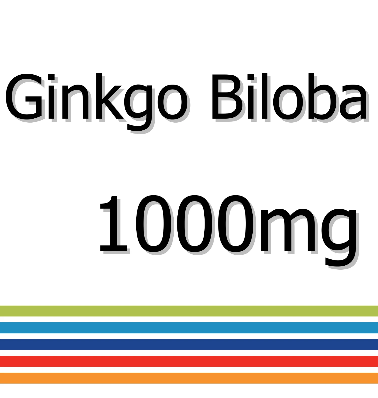 Ginkgo Biloba 1000mg x 60 Tablets - Blood circulation