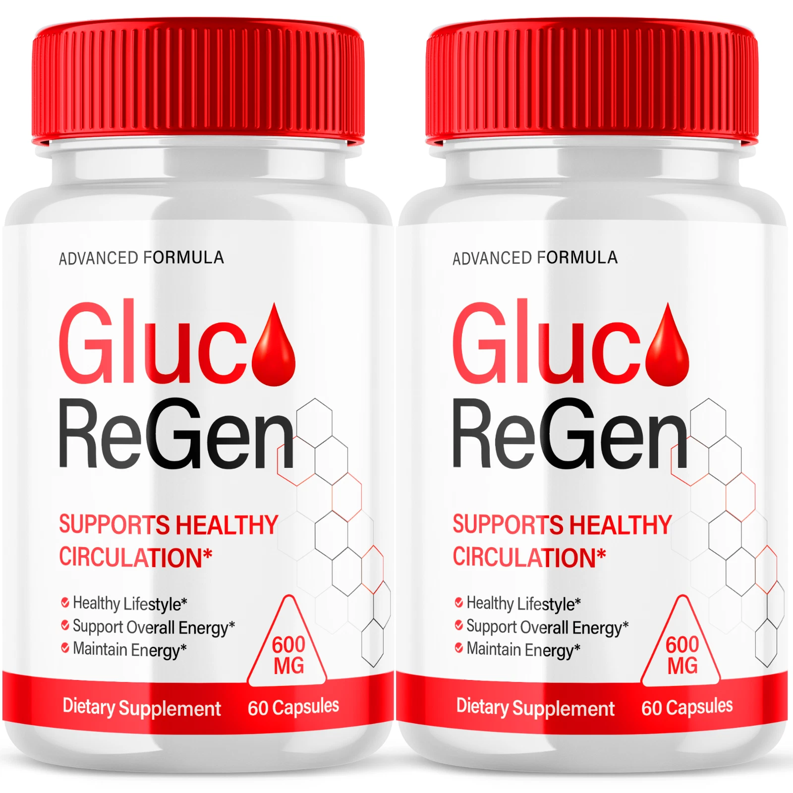 Gluco Regen Advanced Glycogen Supplement Natural Circulation Support 120 Capsule
