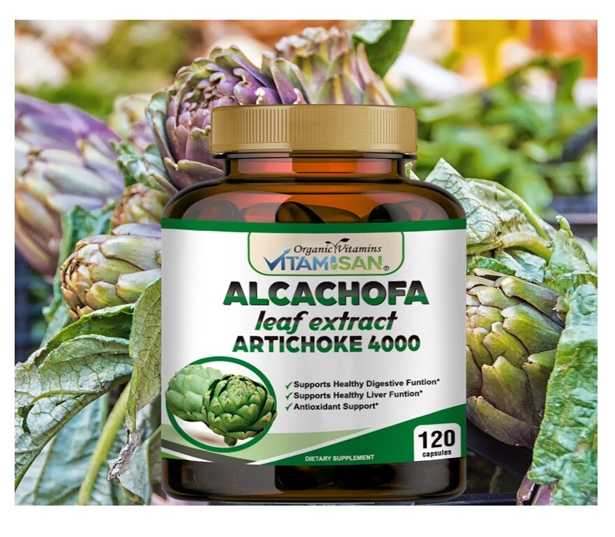 ALCACHOFA Capsulas Artichoke Diet Supplement Vida 100% Original 120 Caps