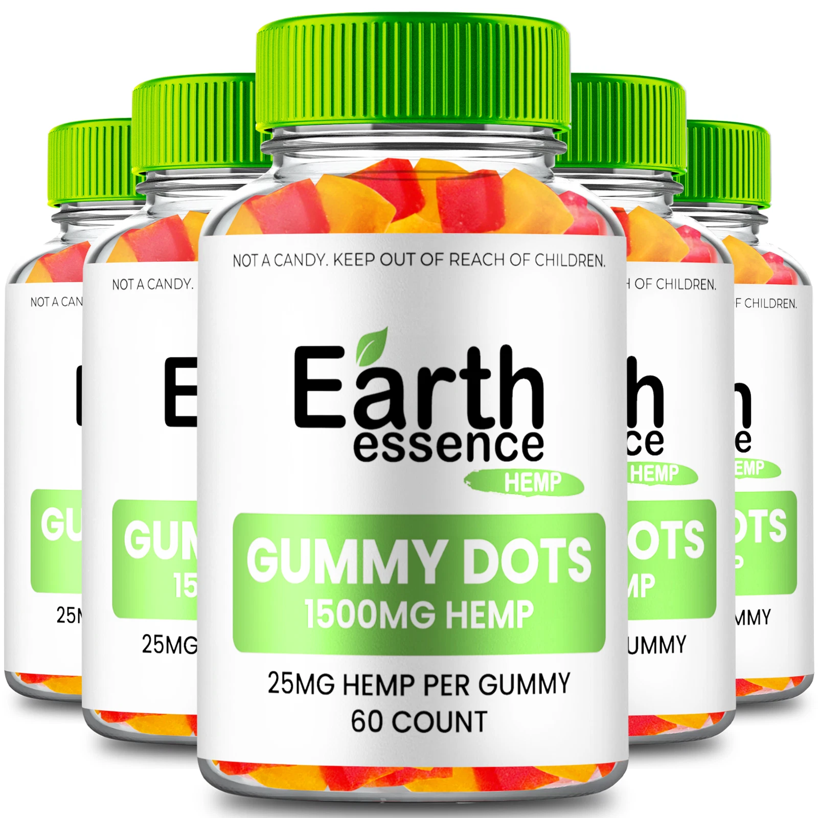 Earth Essence Gummy Dots Official Formula - 5 Pack