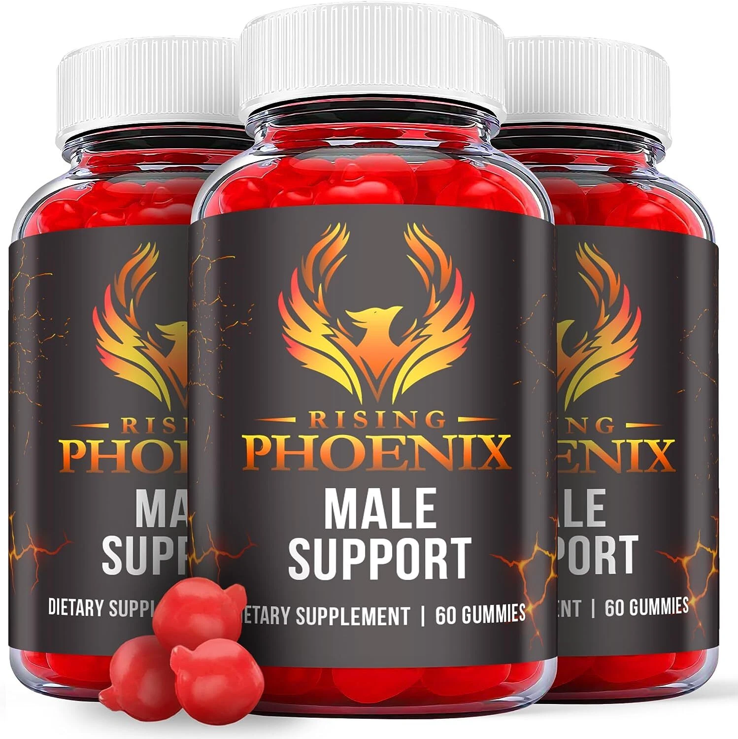 Rising Phoenix Male Gummies - Rising Phoenix Gummy ORIGINAL - 3 Pack