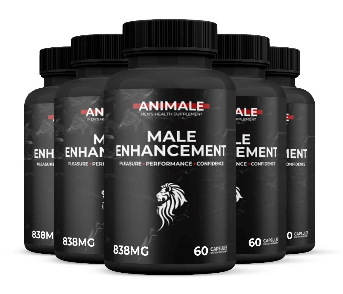 Animale Male Pills - Animale Male Vitality Support Supplement OFFICIAL - 5 Pack