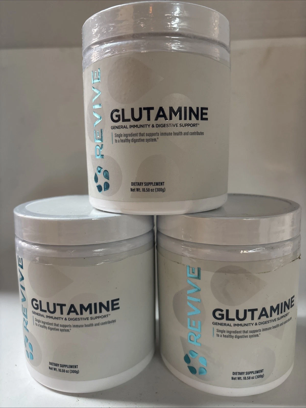 Revive MD GLUTAMINE POWDER 30 Servings Unflavored 07/27 - Bundle Of 3