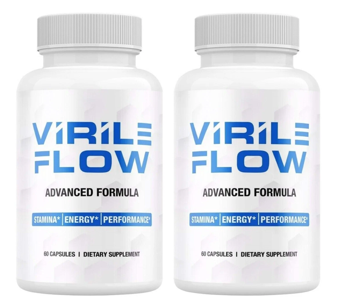 (2 Pack) Virile Flow for Men Capsules – VirileFlow Pills, Virile Flow Advanced
