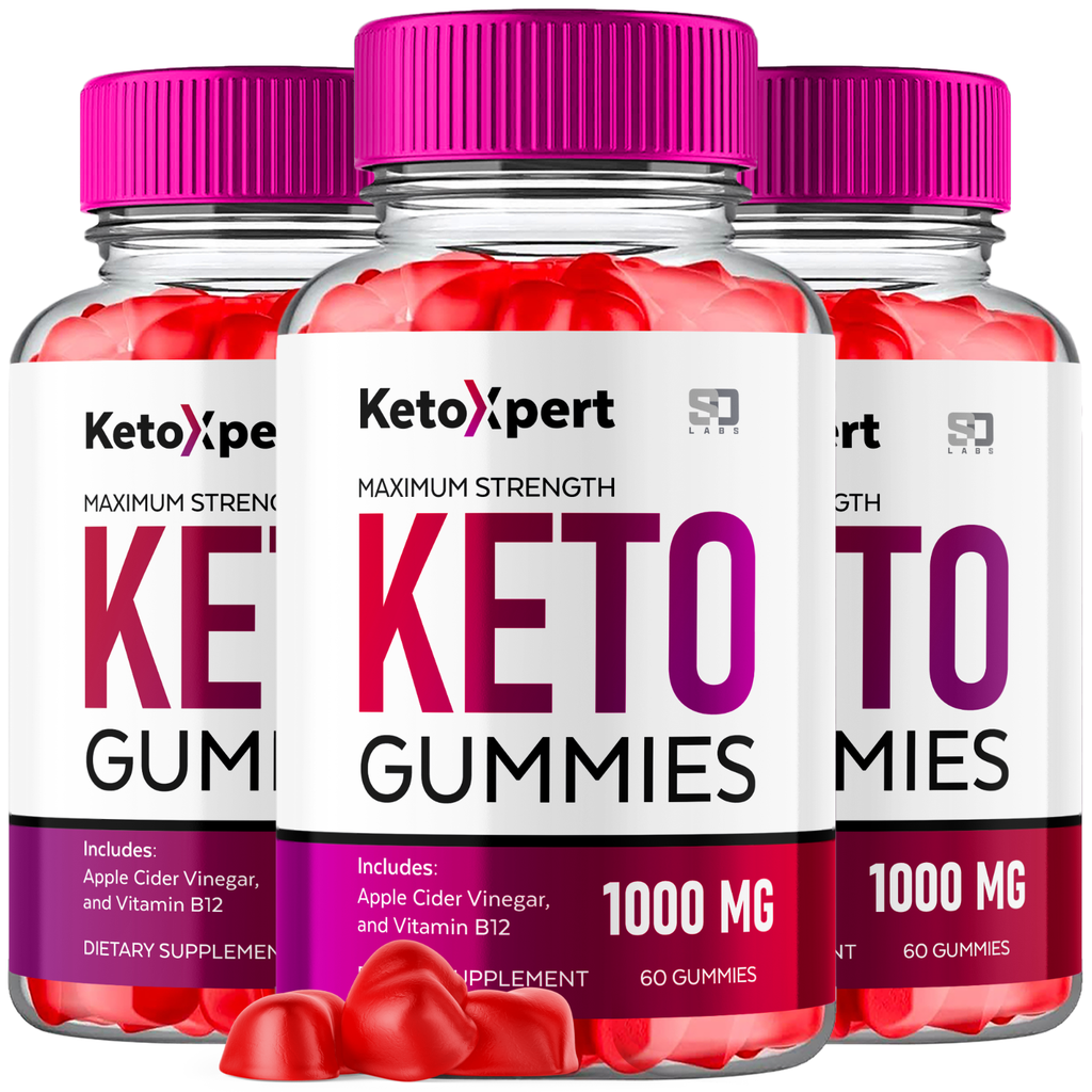 (3 Pack) Ketoxpert Keto Gummies, Keto Xpert ACV Keto+ Weight Loss (180 Gummies)