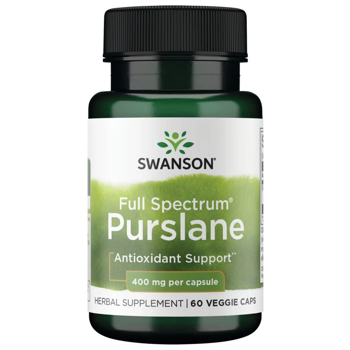 Swanson Full Spectrum Purslane 400 mg 60 Veggie Capsules